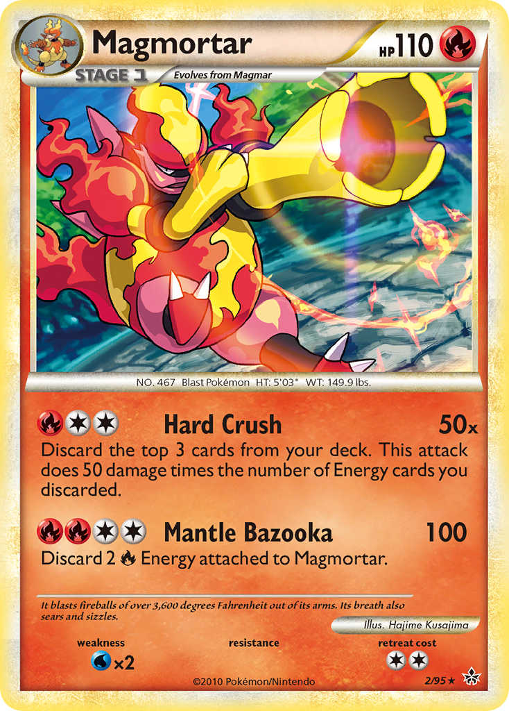 Magmortar (2/95) [HeartGold & SoulSilver: Unleashed] | Jack's On Queen