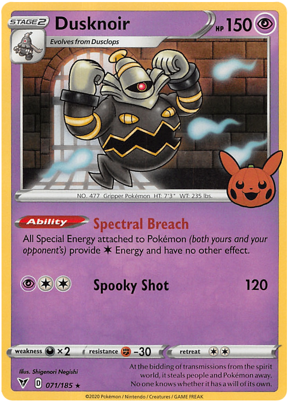 Dusknoir (071/185) [Trick or Trade 2023] | Jack's On Queen