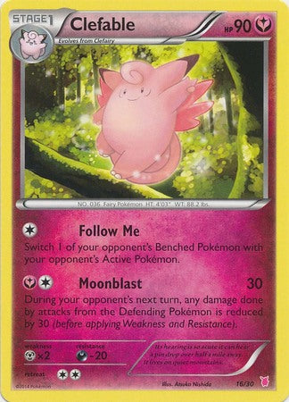 Clefable (16/30) [XY: Trainer Kit 1 - Wigglytuff] | Jack's On Queen