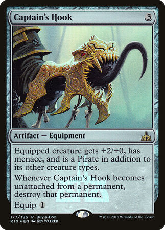 Captain's Hook [Rivals of Ixalan Promos] | Jack's On Queen