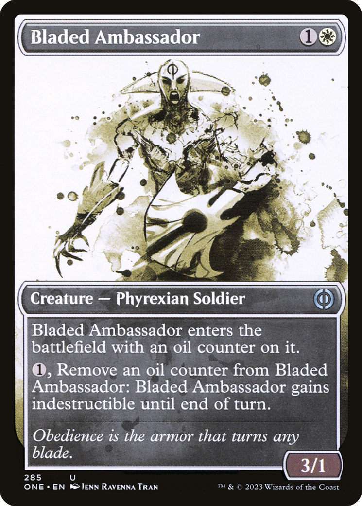 Bladed Ambassador (Showcase Ichor) [Phyrexia: All Will Be One] | Jack's On Queen