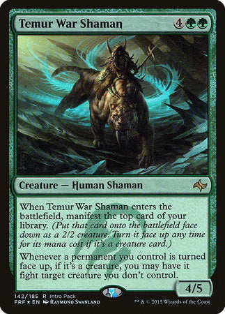 Temur War Shaman [Fate Reforged Promos] | Jack's On Queen