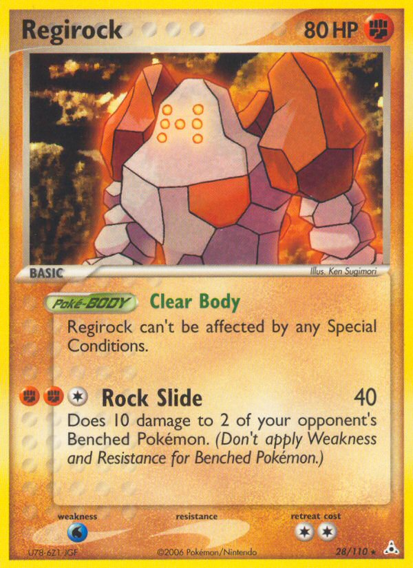 Regirock (28/110) [EX: Holon Phantoms] | Jack's On Queen