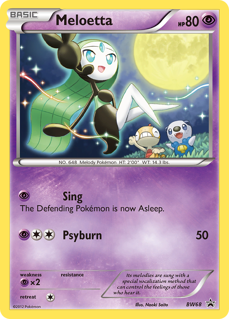 Meloetta (BW68) [Black & White: Black Star Promos] | Jack's On Queen