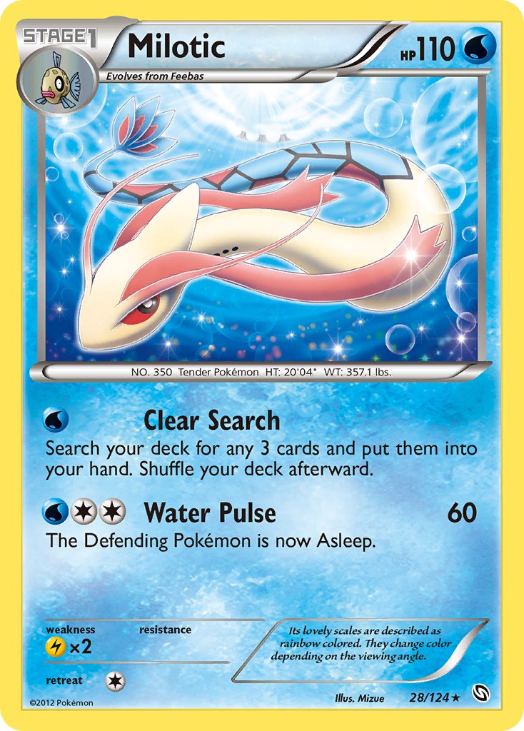 Milotic (28/124) (Theme Deck Exclusive) [Black & White: Dragons Exalted] | Jack's On Queen