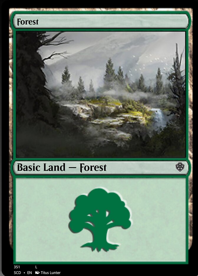 Forest (351) [Starter Commander Decks] | Jack's On Queen