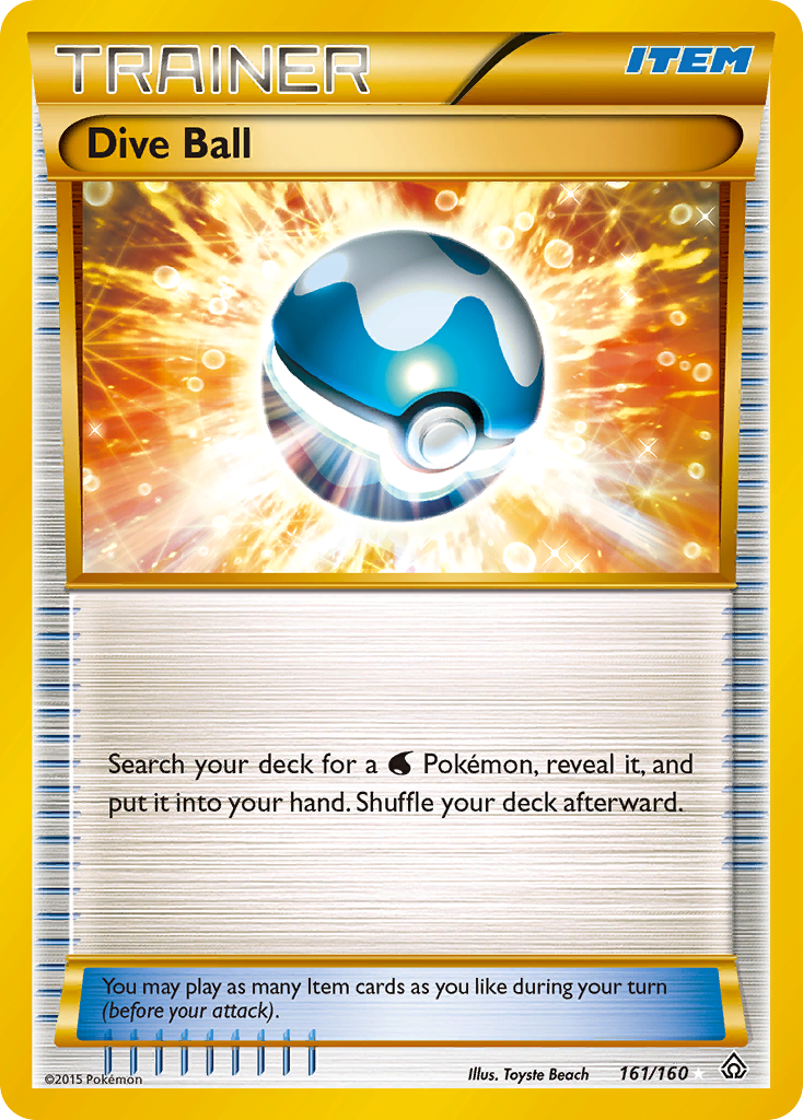 Dive Ball (161/160) [XY: Primal Clash] | Jack's On Queen