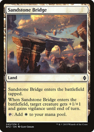 Sandstone Bridge [Battle for Zendikar] | Jack's On Queen