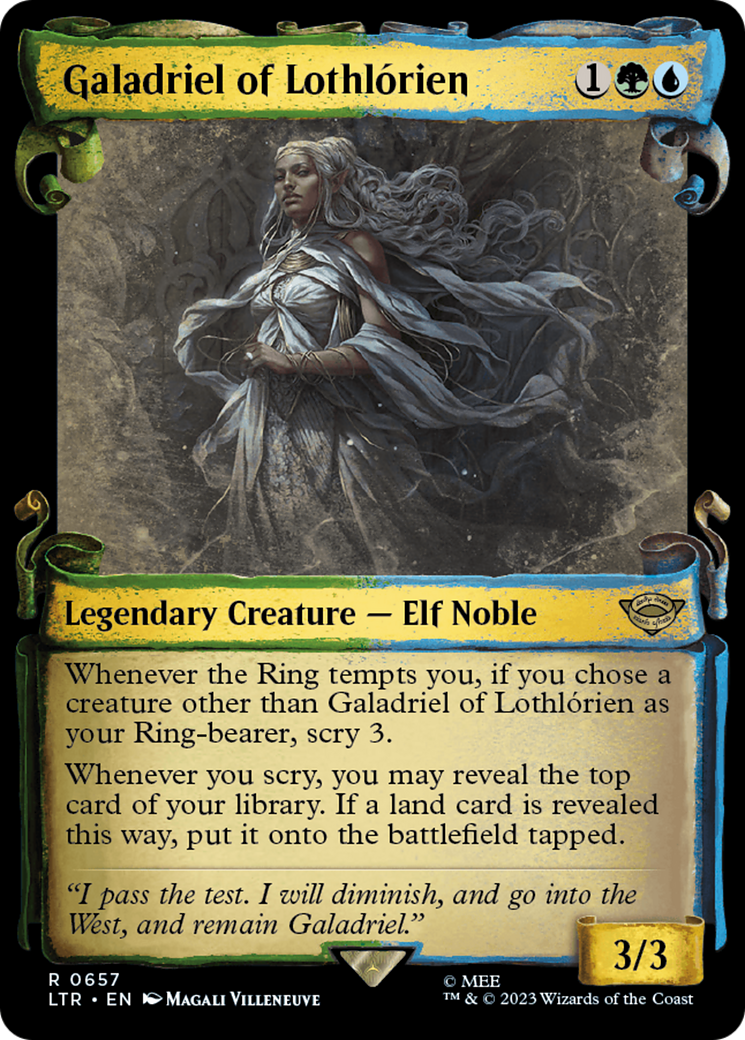 Galadriel of Lothlorien [The Lord of the Rings: Tales of Middle-Earth Showcase Scrolls] | Jack's On Queen