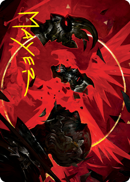 Abrade Art Card (Gold-Stamped Signature) [Innistrad: Crimson Vow Art Series] | Jack's On Queen