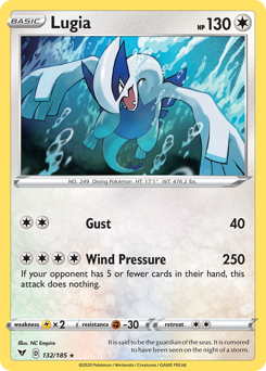 Lugia (132/185) [Sword & Shield: Vivid Voltage] | Jack's On Queen