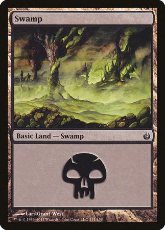 Swamp (151) [Mirrodin Besieged] | Jack's On Queen