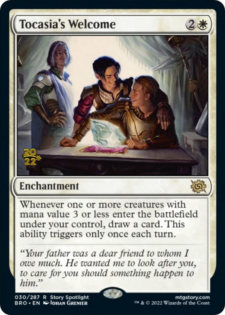 Tocasia's Welcome [The Brothers' War: Prerelease Promos] | Jack's On Queen