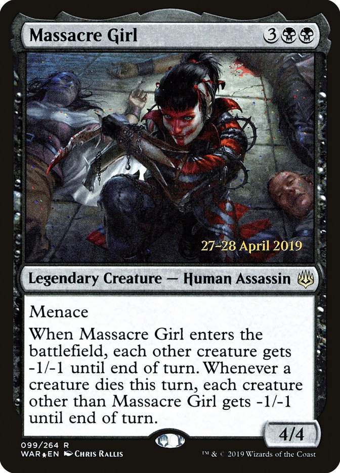 Massacre Girl  [War of the Spark Prerelease Promos] | Jack's On Queen