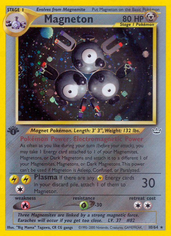 Magneton (10/64) [Neo Revelation 1st Edition] | Jack's On Queen
