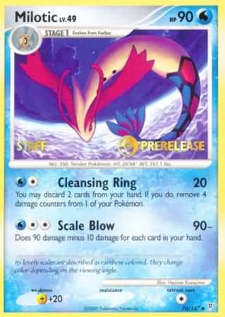 Milotic (70/147) (Staff Prerelease Promo) [Nintendo: Black Star Promos] | Jack's On Queen