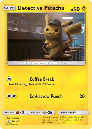 Detective Pikachu (SM190) [Sun & Moon: Black Star Promos] | Jack's On Queen