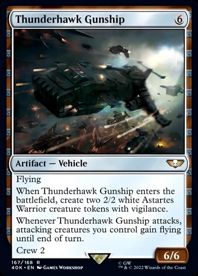 Thunderhawk Gunship (Surge Foil) [Universes Beyond: Warhammer 40,000] | Jack's On Queen