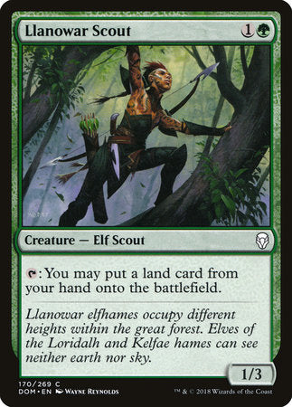 Llanowar Scout [Dominaria] | Jack's On Queen