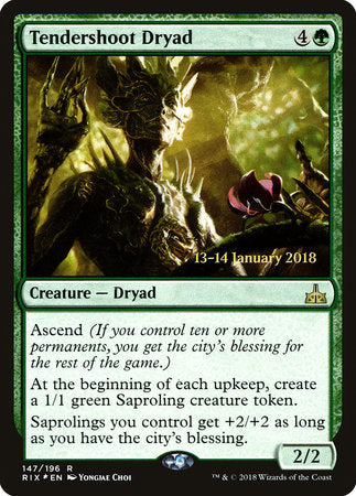 Tendershoot Dryad [Rivals of Ixalan Promos] | Jack's On Queen