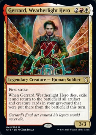 Gerrard, Weatherlight Hero [Commander 2019] | Jack's On Queen