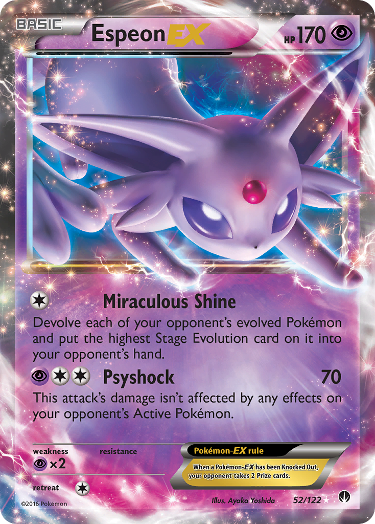 Espeon EX (52/122) [XY: BREAKpoint] | Jack's On Queen