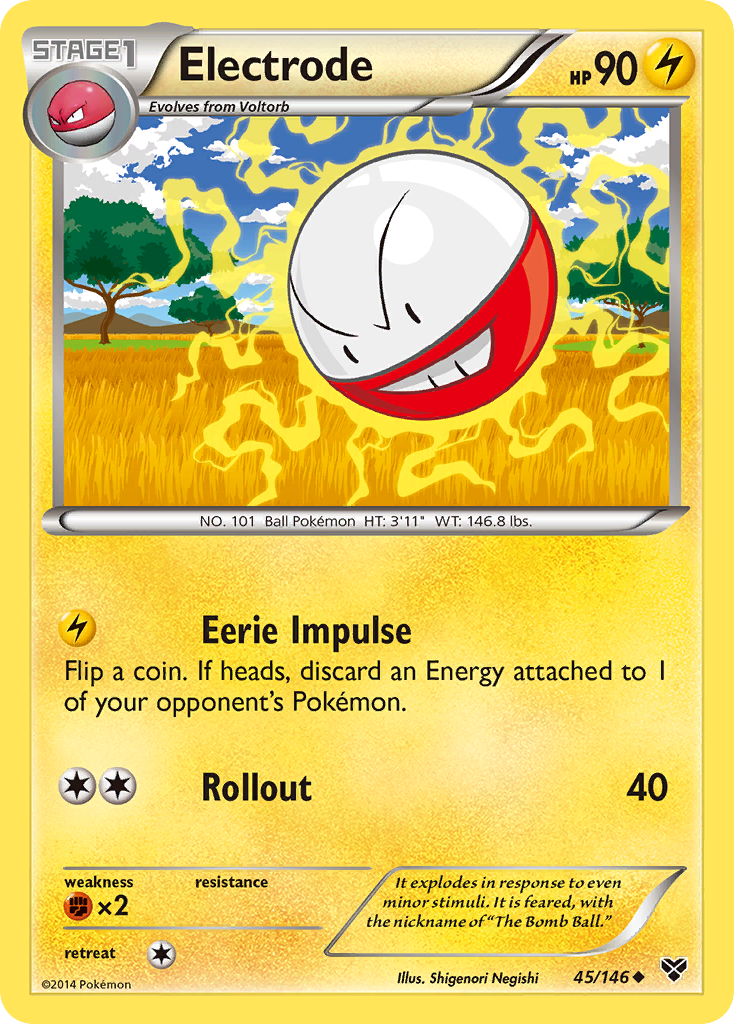 Electrode (45/146) [XY: Base Set] | Jack's On Queen