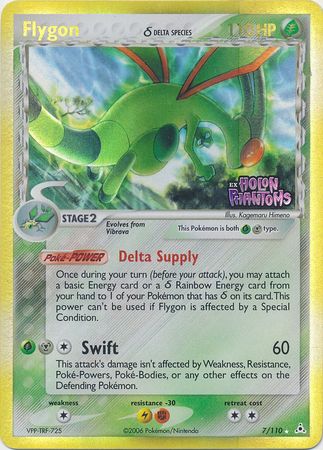 Flygon (7/110) (Delta Species) (Stamped) [EX: Holon Phantoms] | Jack's On Queen