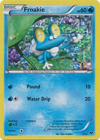 Froakie (4/12) [McDonald's Promos: 2014 Collection] | Jack's On Queen