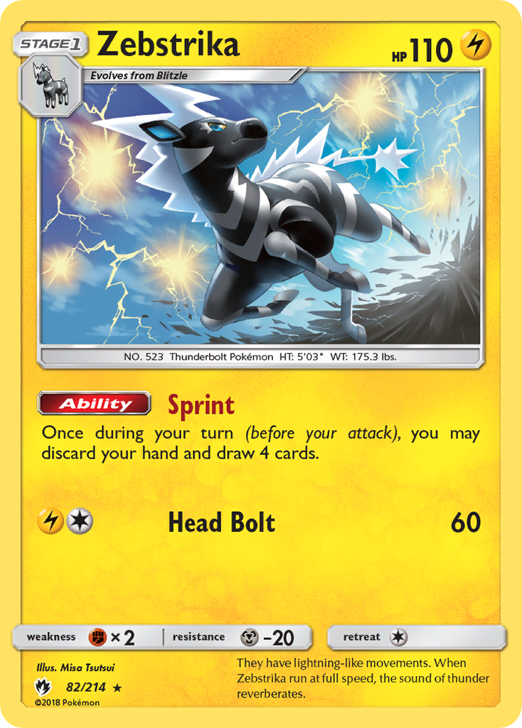 Zebstrika (82/214) [Sun & Moon: Lost Thunder] | Jack's On Queen