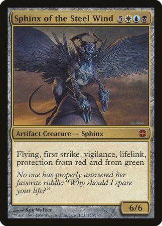 Sphinx of the Steel Wind [Alara Reborn] | Jack's On Queen