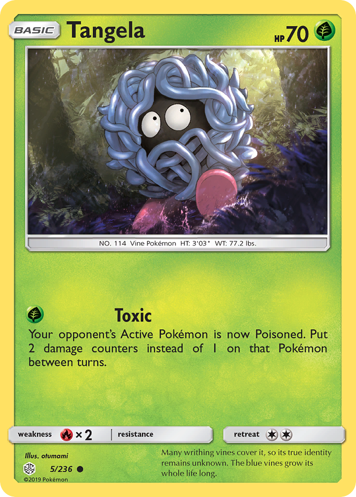 Tangela (5/236) [Sun & Moon: Cosmic Eclipse] | Jack's On Queen