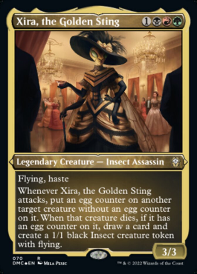 Xira, the Golden Sting (Foil Etched) [Dominaria United Commander] | Jack's On Queen