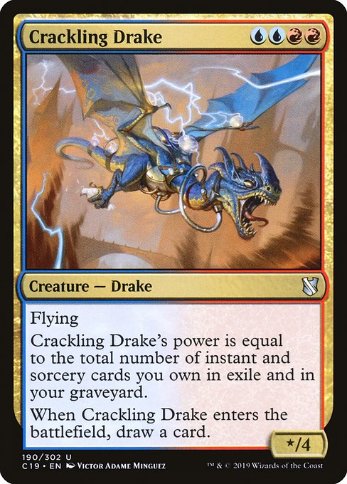 Crackling Drake [Commander 2019] | Jack's On Queen