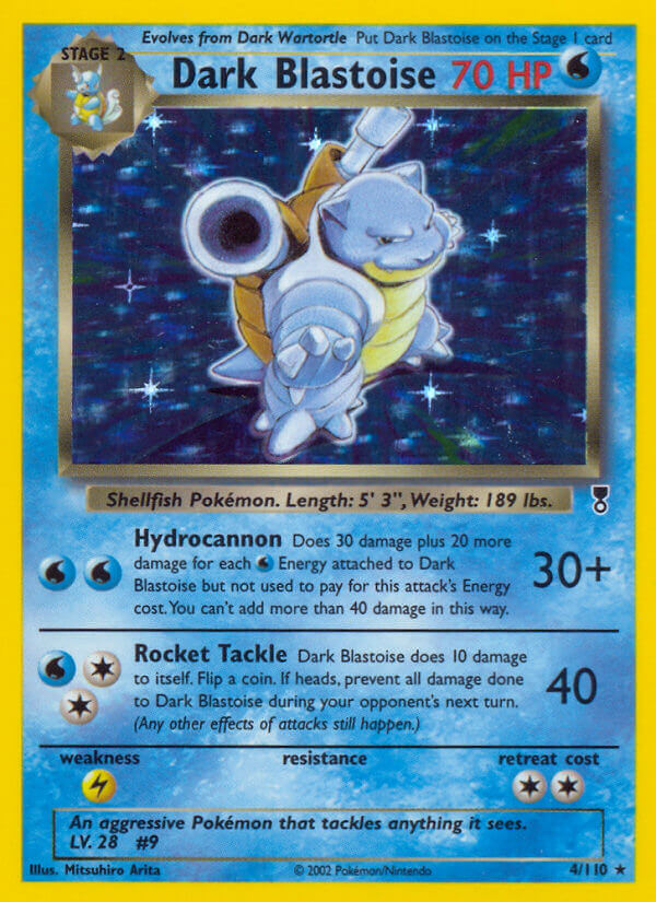 Dark Blastoise (4/110) (WotC) (Theme Deck Exclusive) [Legendary Collection] | Jack's On Queen