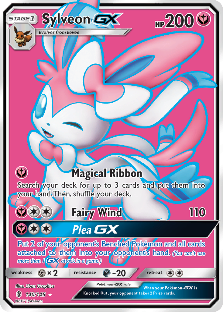 Sylveon GX (140/145) [Sun & Moon: Guardians Rising] | Jack's On Queen