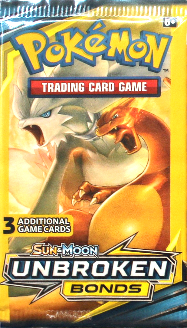 Sun & Moon: Unbroken Bonds - 3-Card Booster Pack | Jack's On Queen