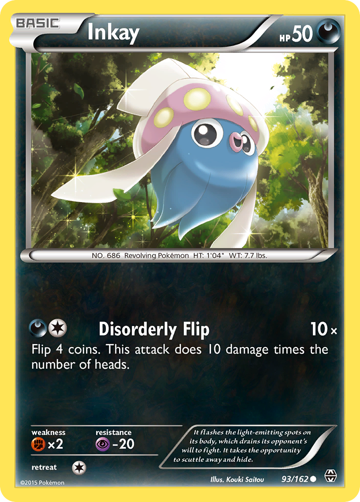 Inkay (93/162) [XY: BREAKthrough] | Jack's On Queen