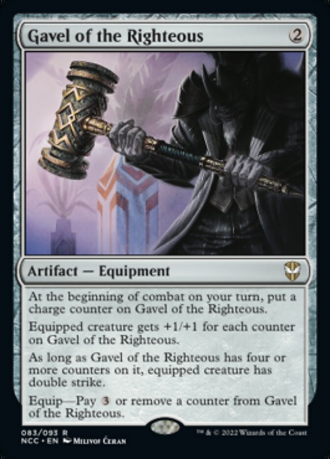 Gavel of the Righteous [Streets of New Capenna Commander] | Jack's On Queen