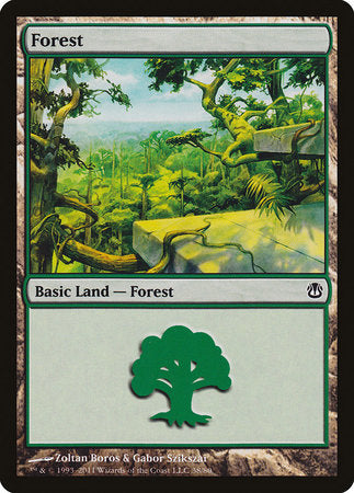 Forest (38) [Duel Decks: Ajani vs. Nicol Bolas] | Jack's On Queen