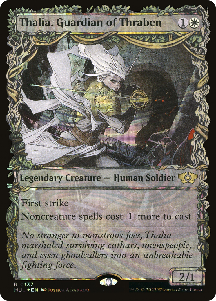 Thalia, Guardian of Thraben (Halo Foil) [Multiverse Legends] | Jack's On Queen