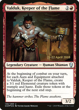 Valduk, Keeper of the Flame [Dominaria Promos] | Jack's On Queen