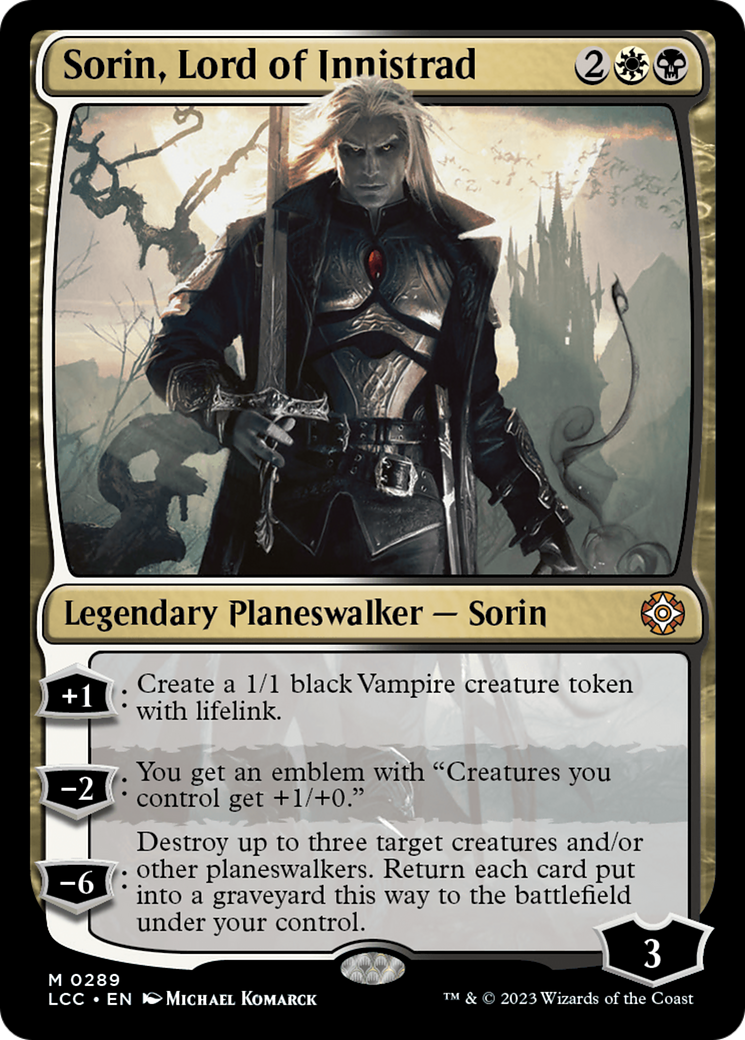Sorin, Lord of Innistrad [The Lost Caverns of Ixalan Commander] | Jack's On Queen