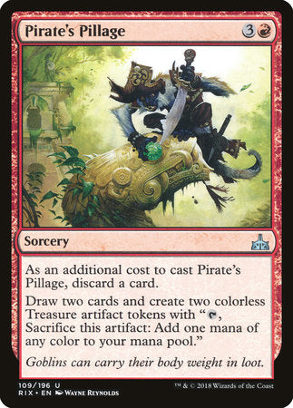 Pirate's Pillage [Rivals of Ixalan] | Jack's On Queen