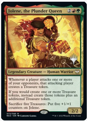 Jolene, the Plunder Queen (Promo Pack) [Streets of New Capenna Commander Promos] | Jack's On Queen