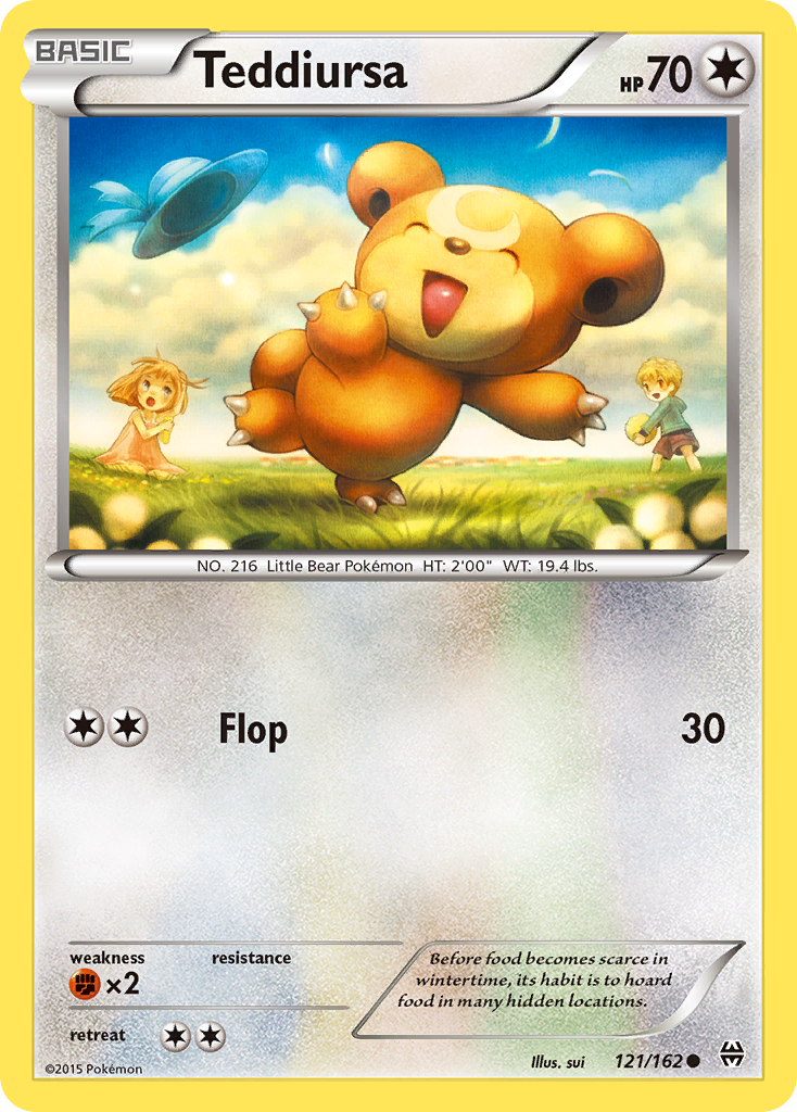 Teddiursa (121/162) [XY: BREAKthrough] | Jack's On Queen