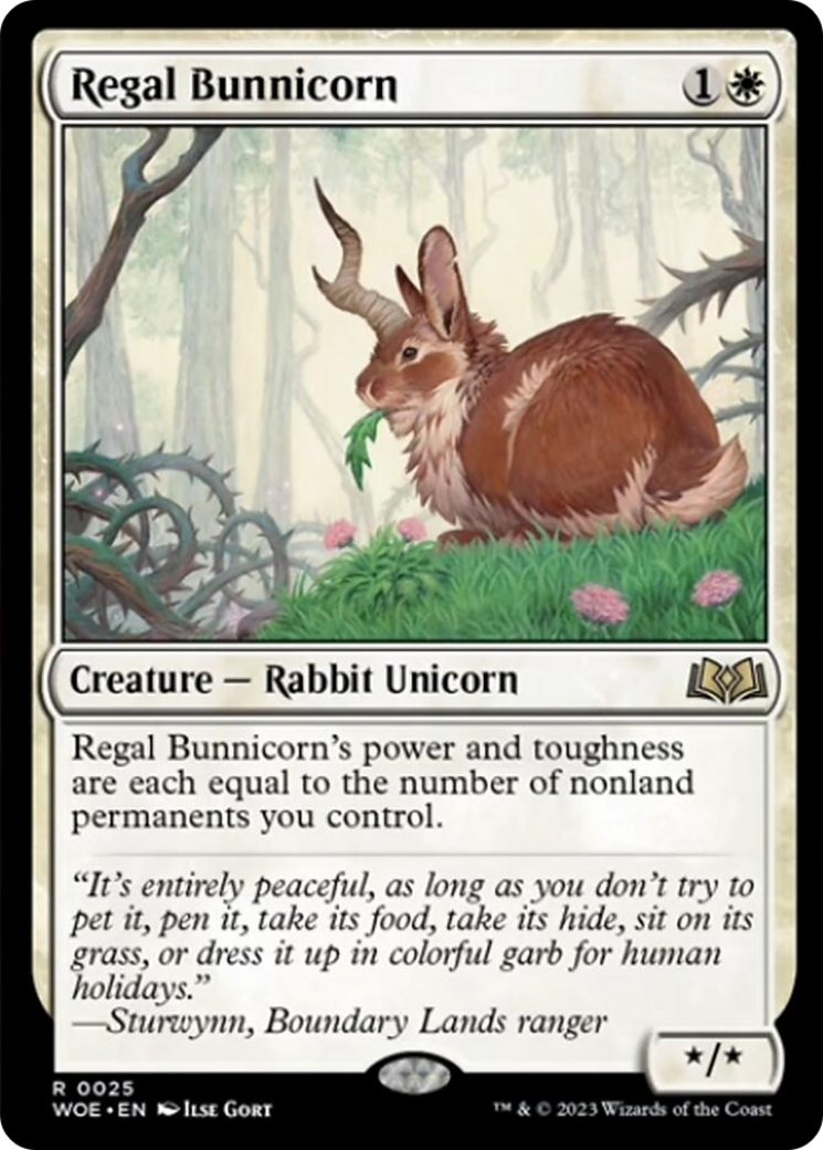 Regal Bunnicorn [Wilds of Eldraine] | Jack's On Queen