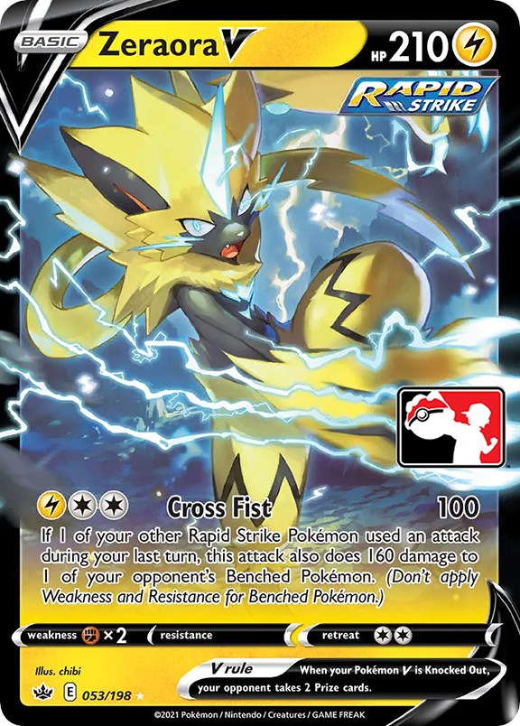 Zeraora V (053/198) [Prize Pack Series One] | Jack's On Queen