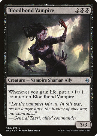 Bloodbond Vampire [Battle for Zendikar] | Jack's On Queen