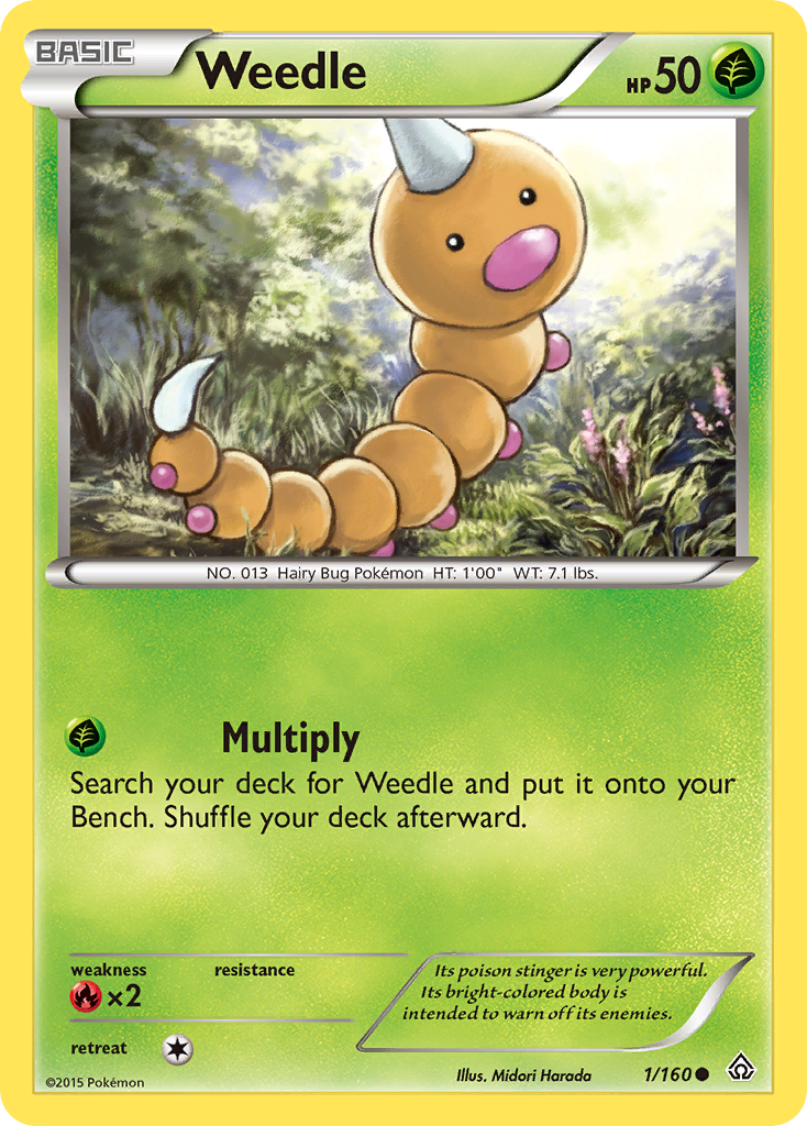 Weedle (1/160) [XY: Primal Clash] | Jack's On Queen